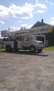 Koval Commercial Electrical Contractors Bucket Truck